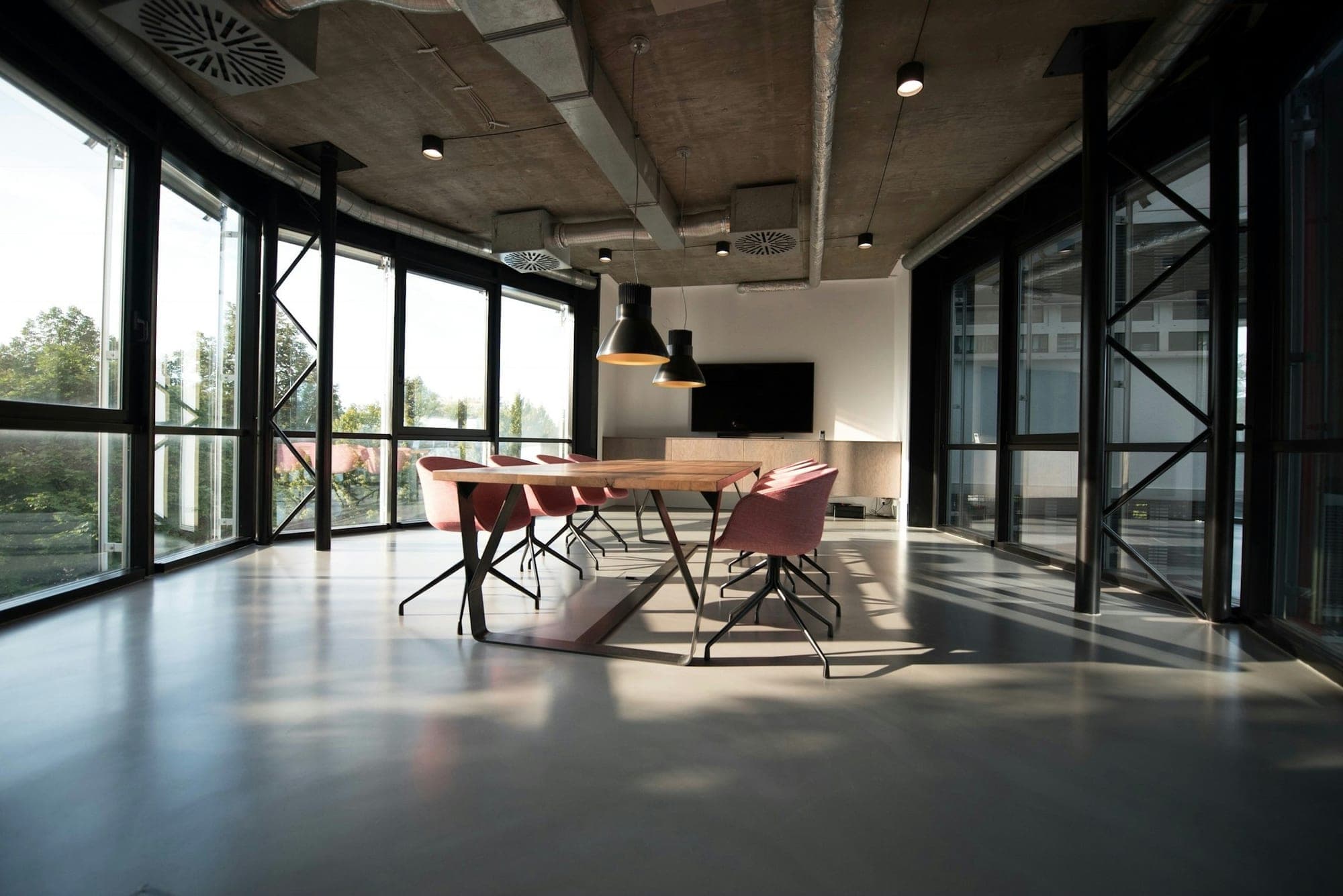 Inside the studio